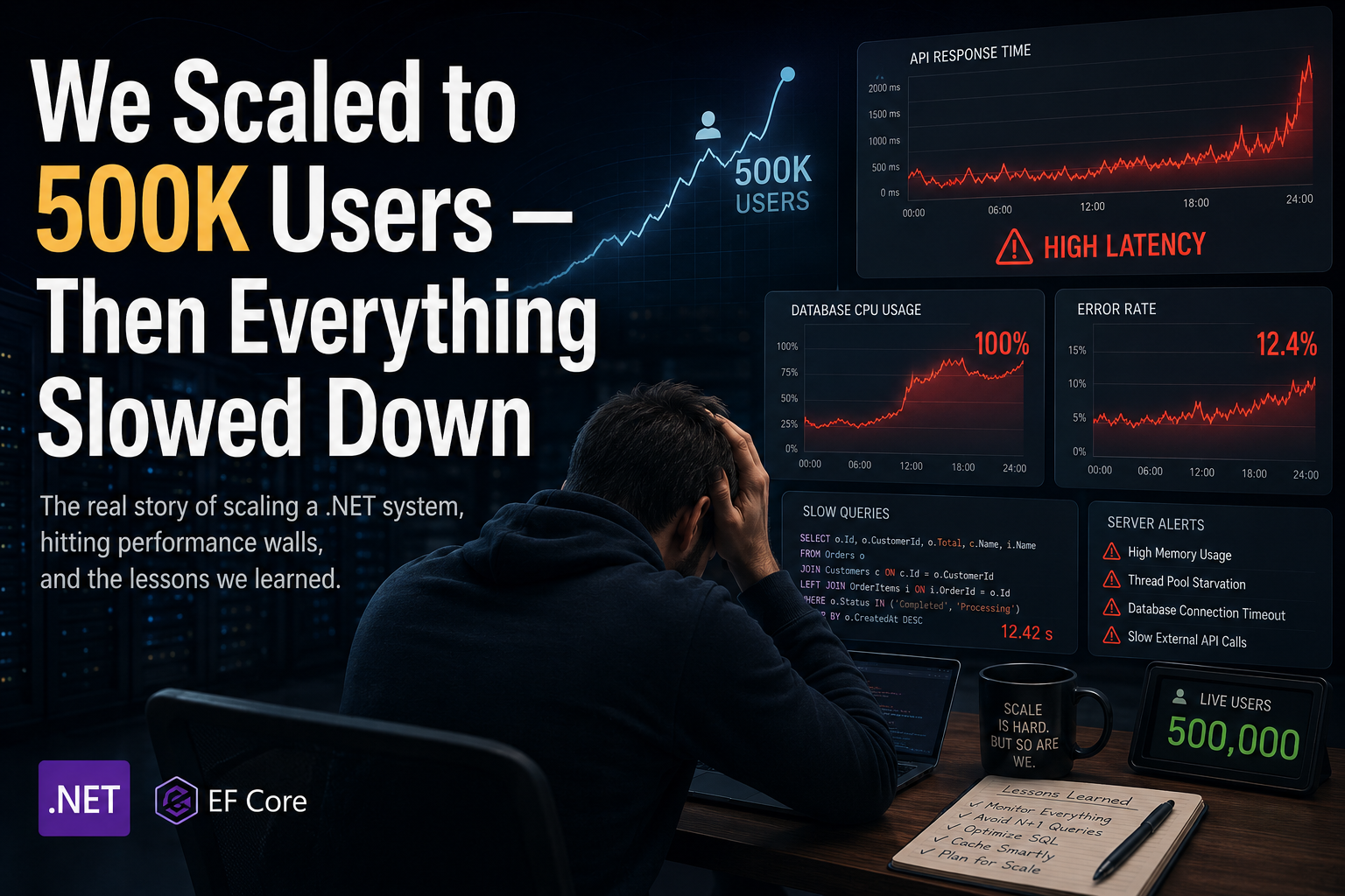 We Scaled to 500K Users — Then Everything Slowed Down