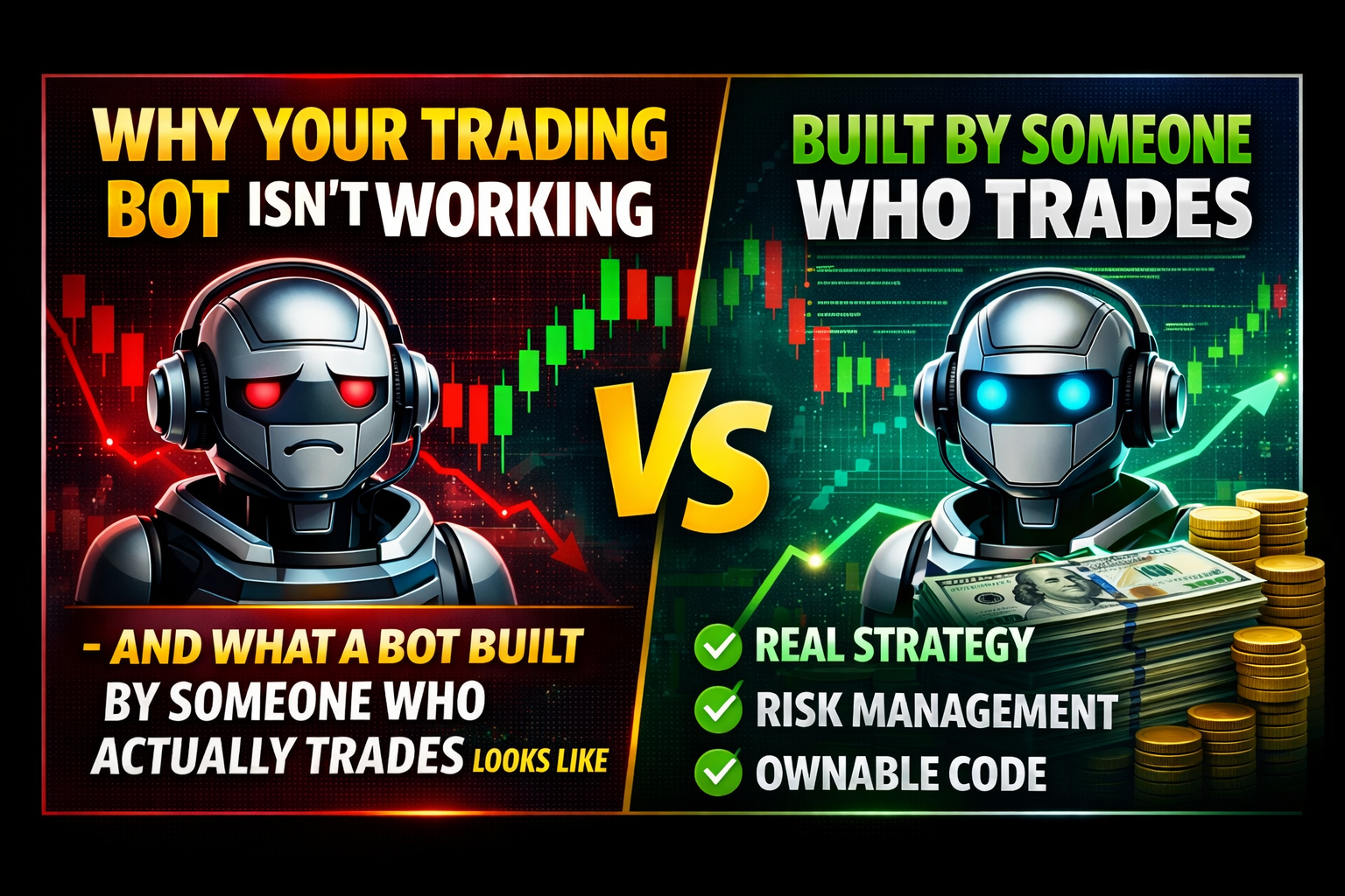 Why Your Trading Bot Isn’t Working — And What a Bot Built by Someone Who Actually Trades Looks Like