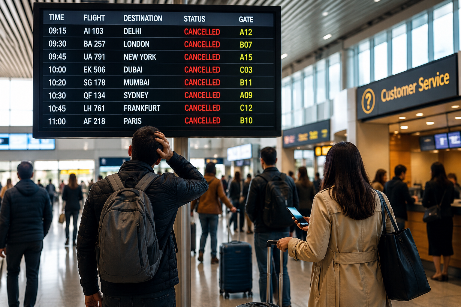 A Flight Gets Cancelled. What Should Happen Next-
