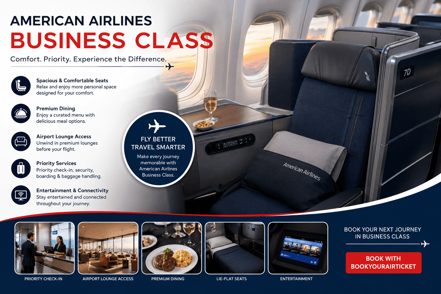 American Airlines Business Class: Comfort Benefits and Booking Guide