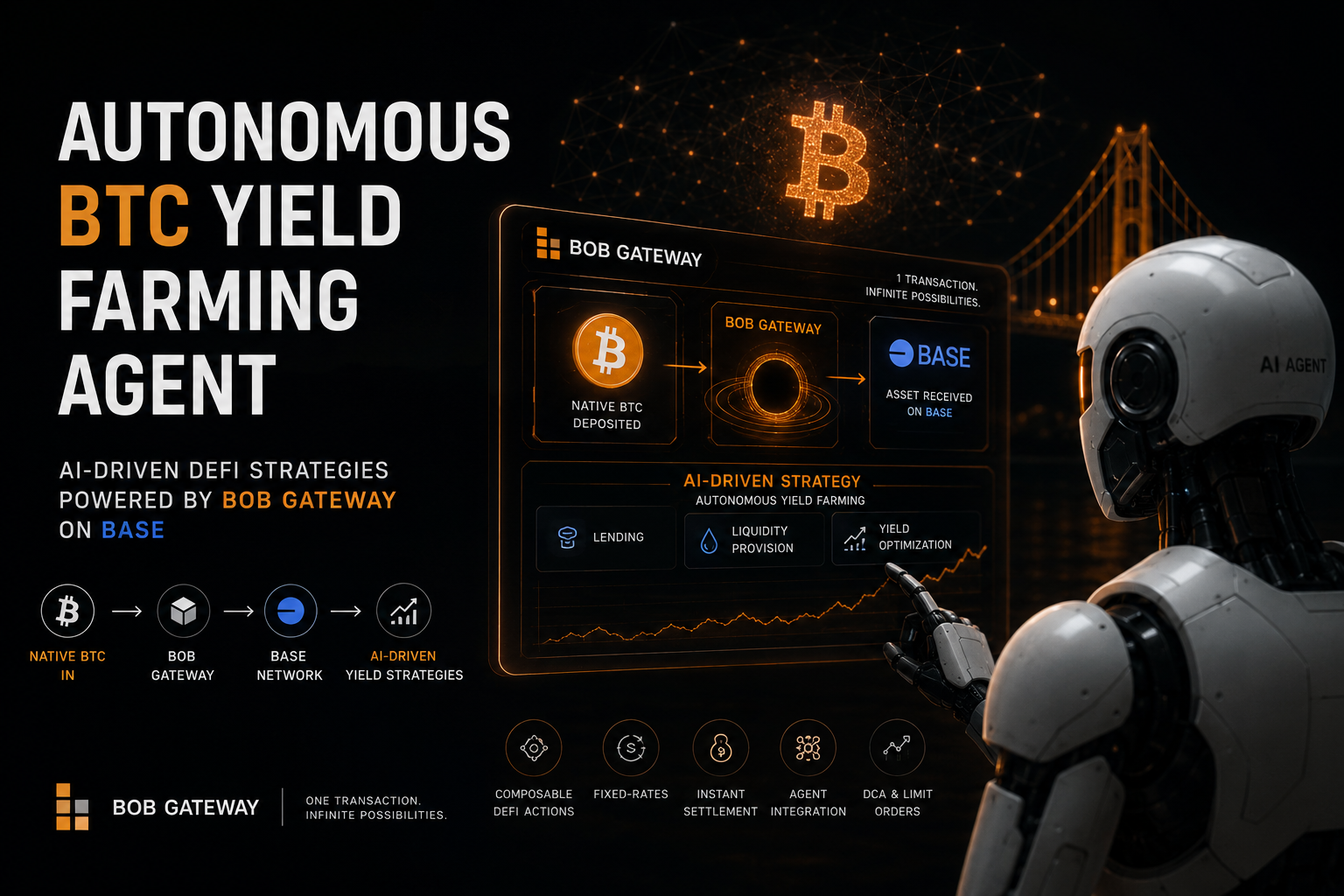 The autonomous BTC yield farming agent: what AI-driven DeFi on BOB Gateway looks like today