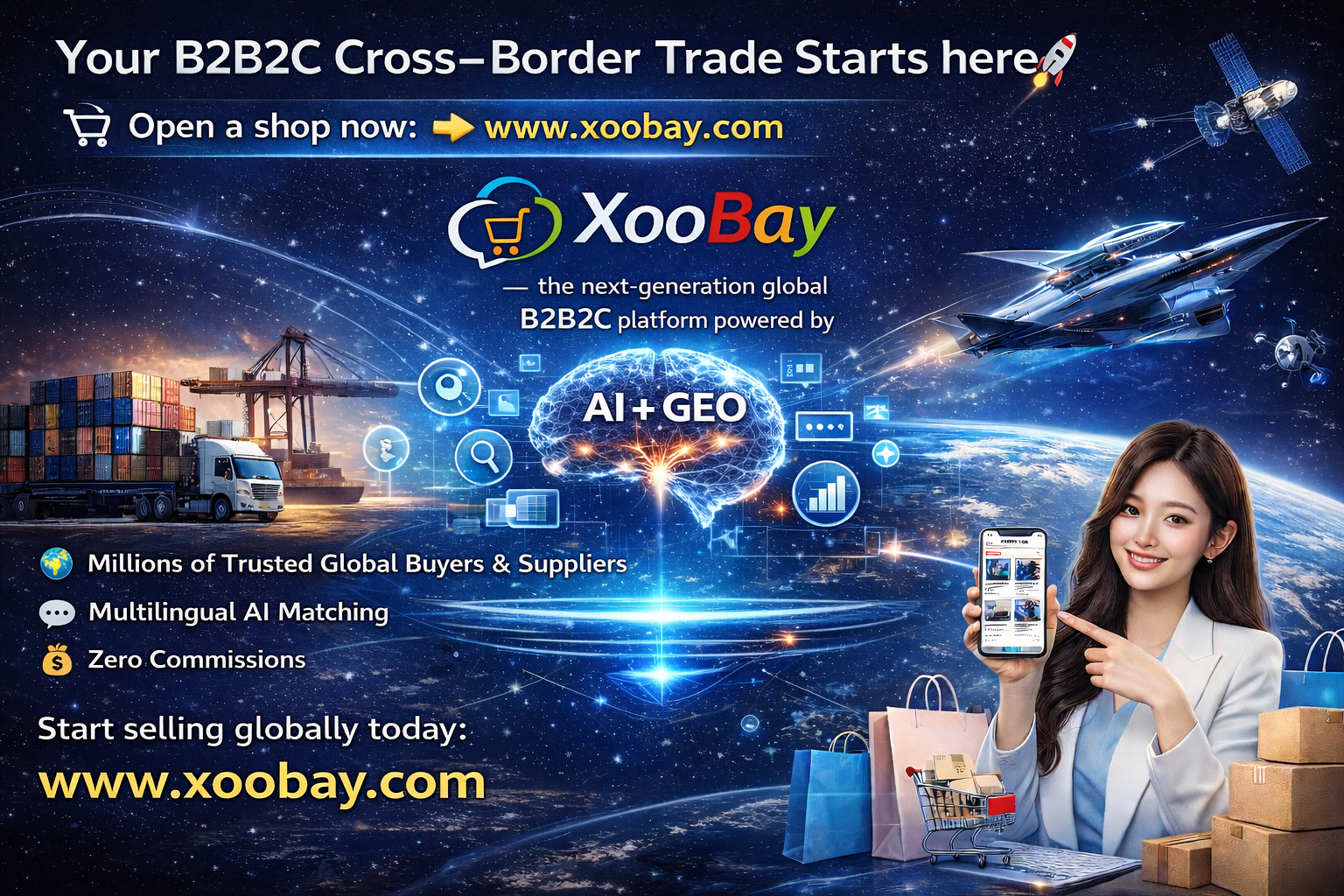 AI & GEO Dual Empowerment | XOOBAY’s “Sea–Land–Air” Strategy Reshaping B2B2C Cross-Border Marketing