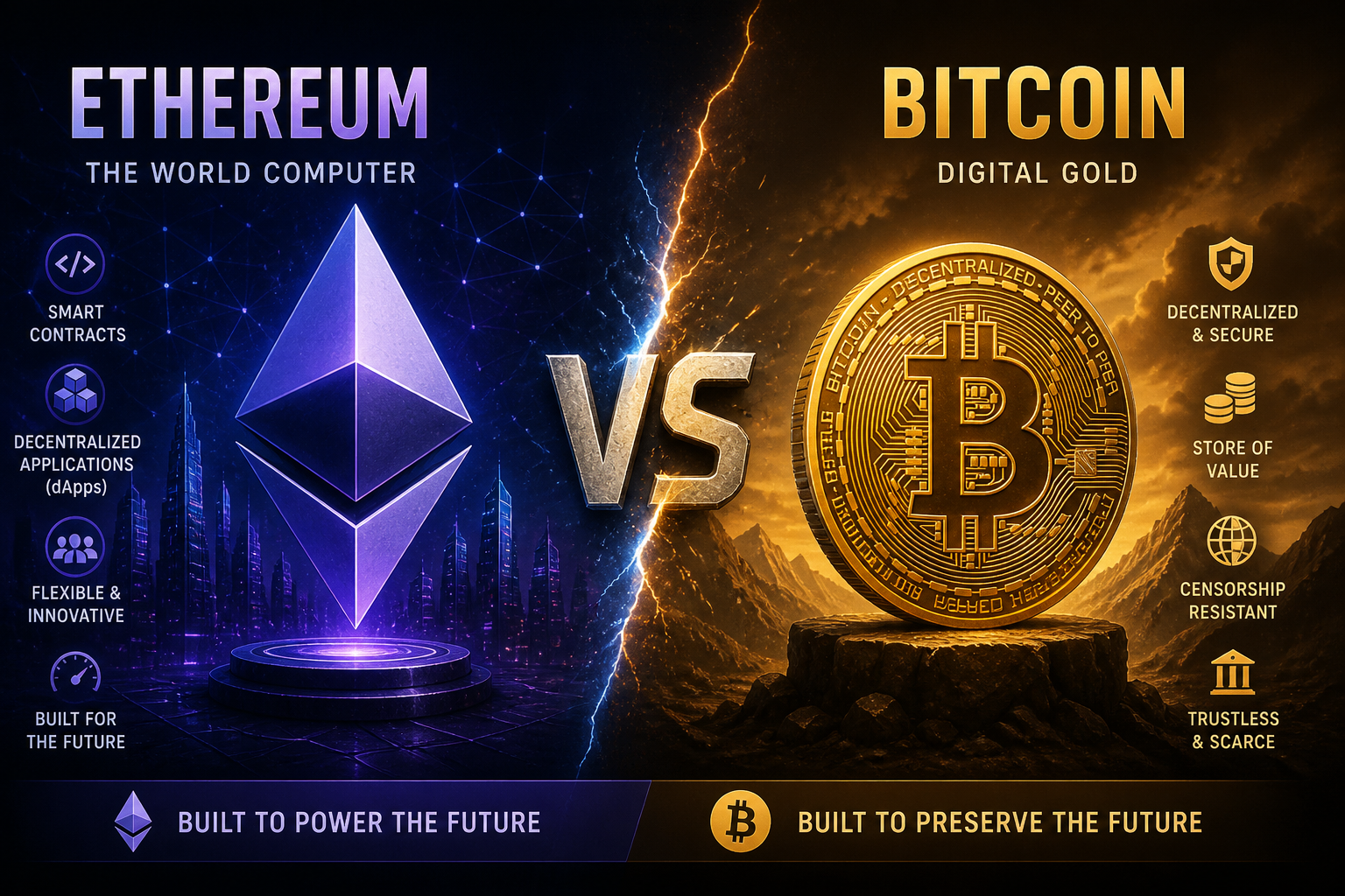 Ethereum vs. Bitcoin: Which Is the Better Long-Term Investment?