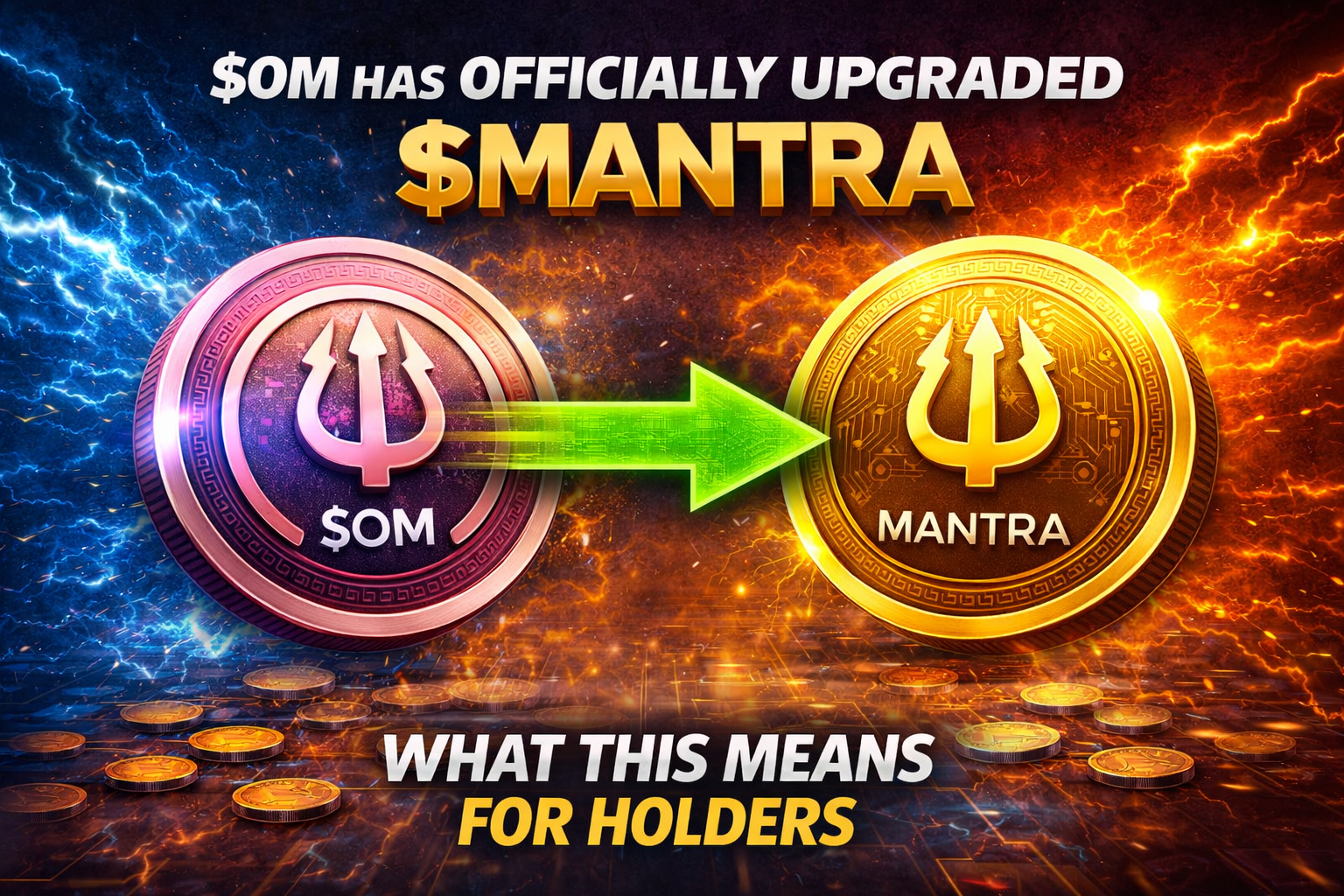 $OM Has Officially Upgraded to $MANTRA — What This Means for Holders