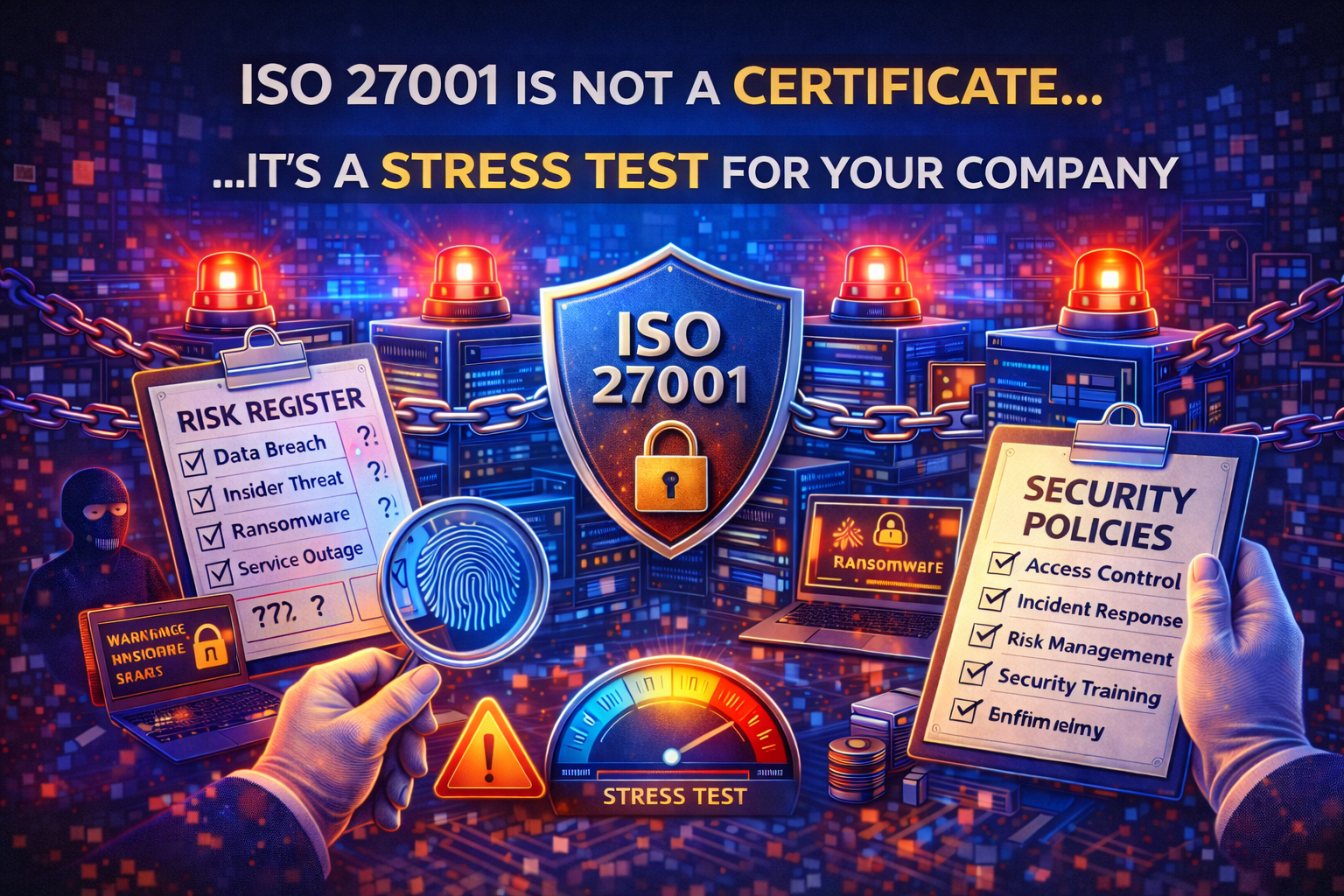 ISO 27001 Is Not a Certificate. It’s a Stress Test for Your Company.