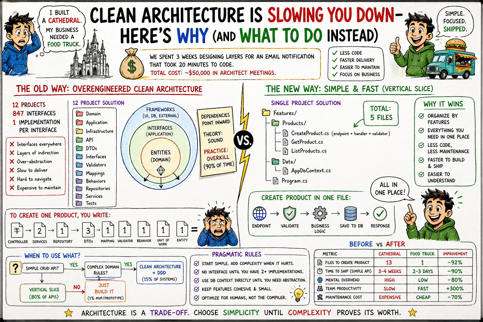 Clean Architecture Is Slowing You Down — Here’s Why