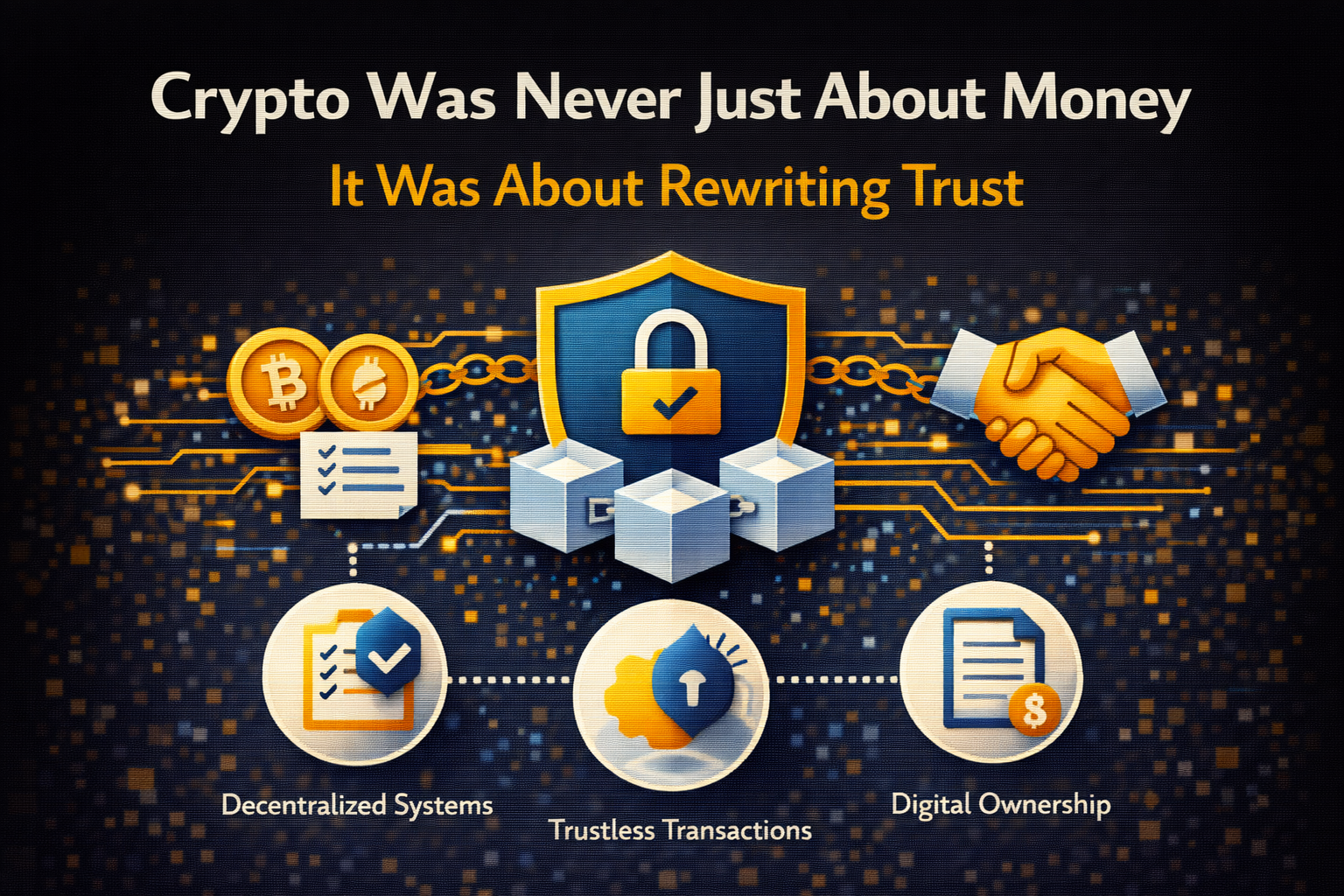 Crypto Was Never Just About Money-It Was About Rewriting Trust
