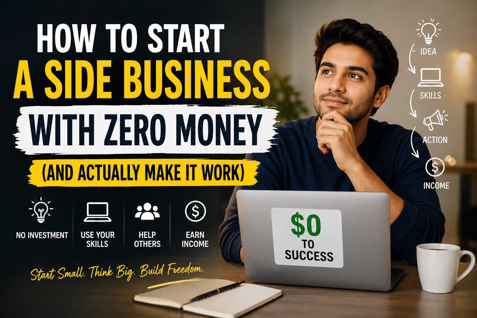 How to Start a Side Business With Zero Money (And Actually Make It Work)
