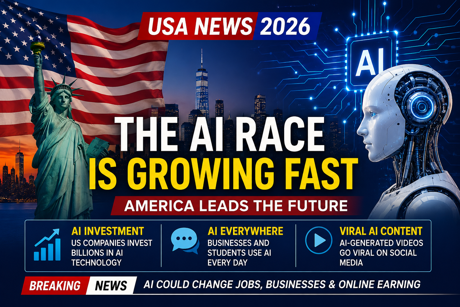 USA Tech News 2026: The AI Race Is Growing Fast