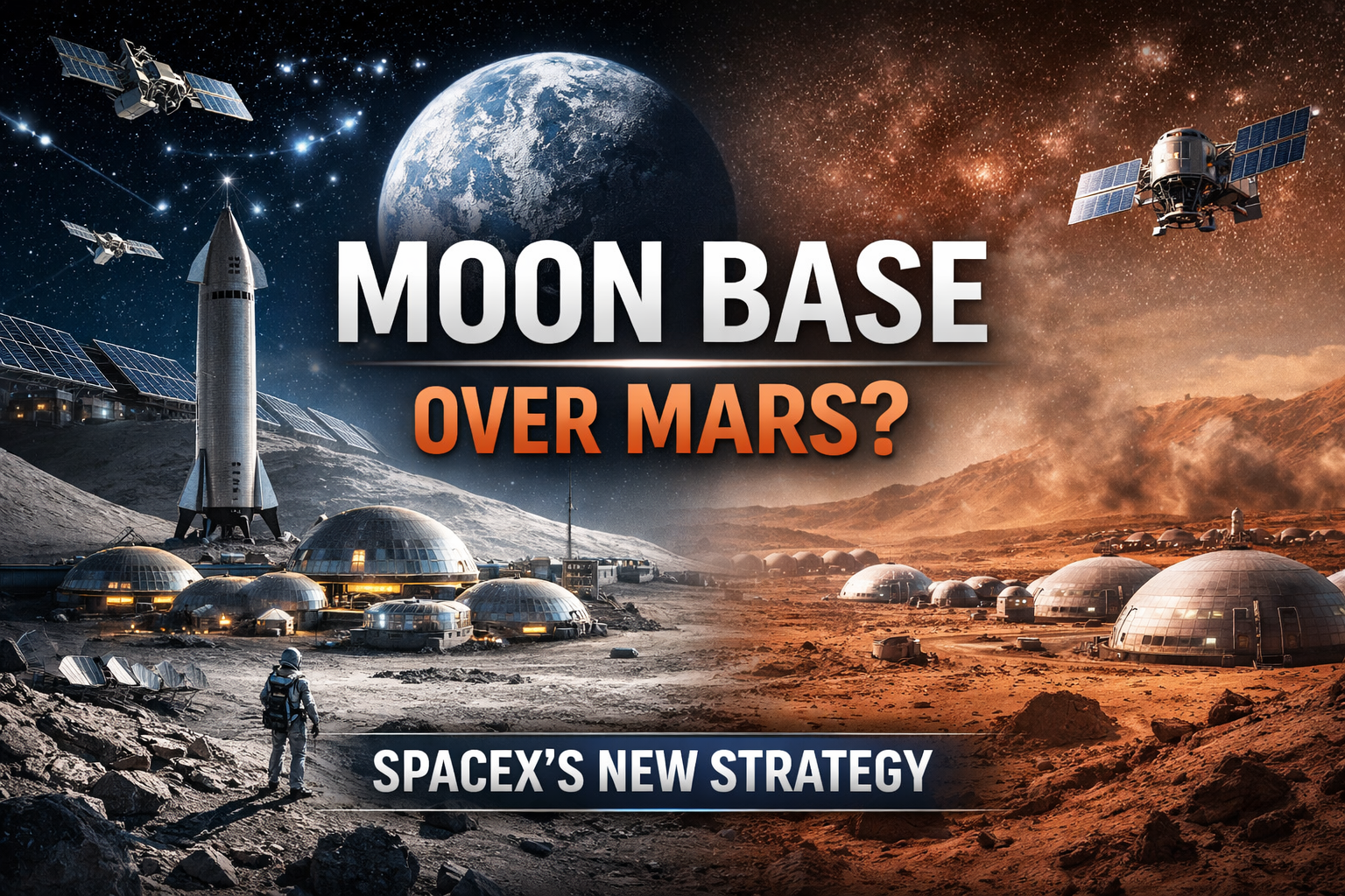 SpaceX’s New Moon-First Strategy: A Groundbreaking Pivot in Lunar and