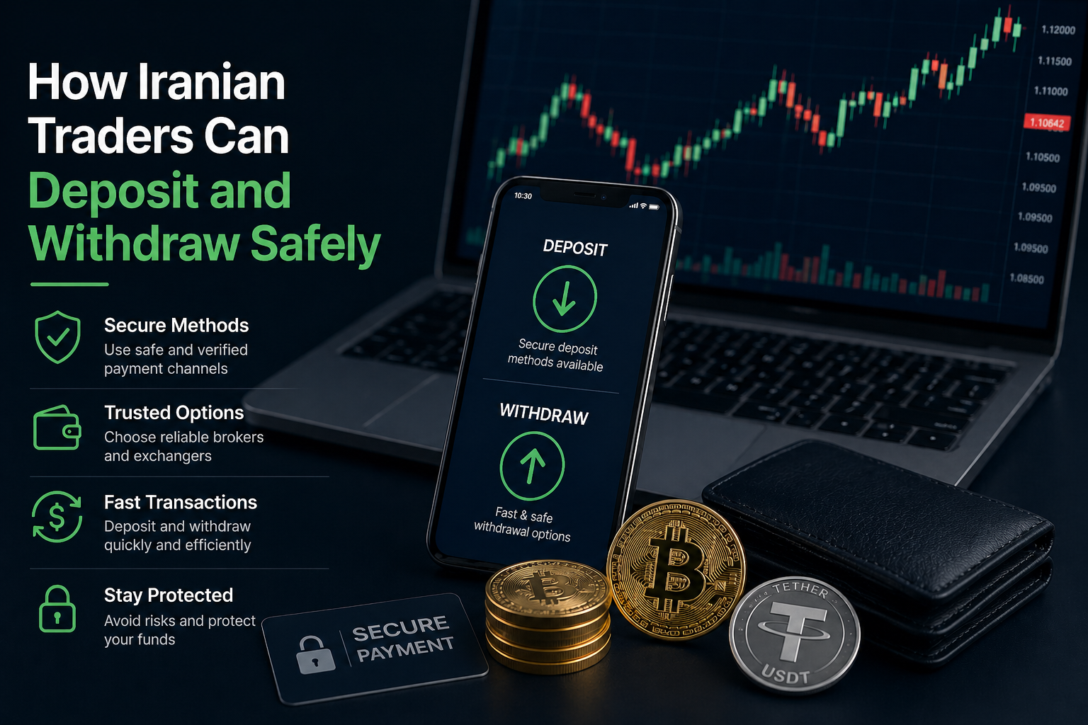 How Iranian Traders Can Deposit and Withdraw Safely