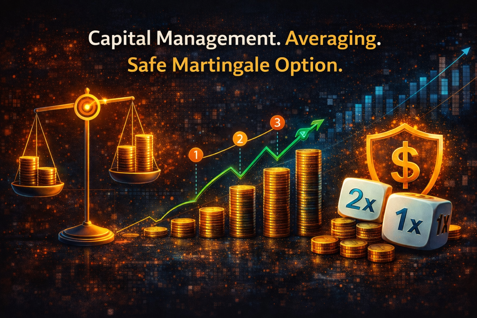 Capital Management. Averaging. A Safer Version of Martingale