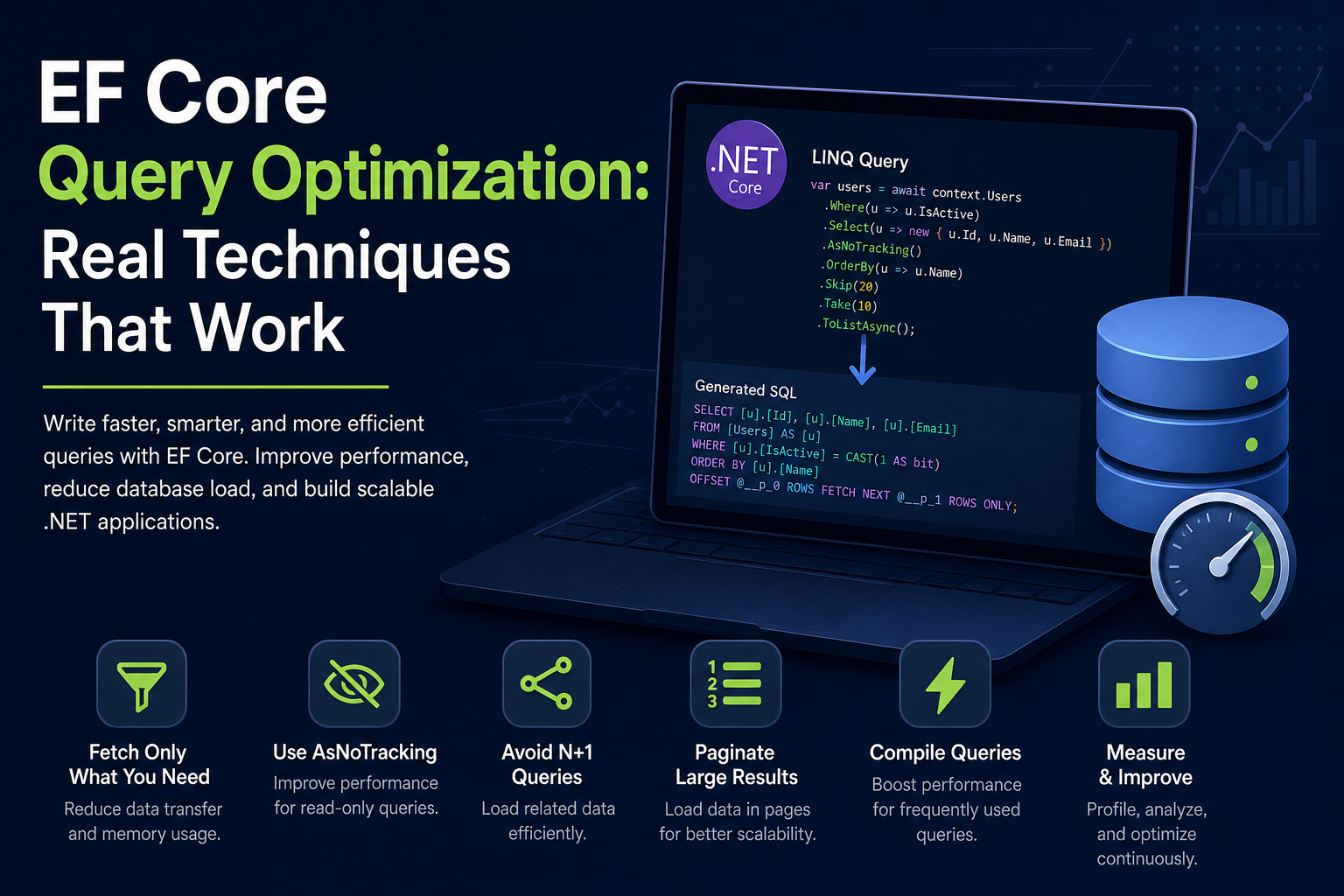 EF Core Query Optimization: Real Techniques That Work