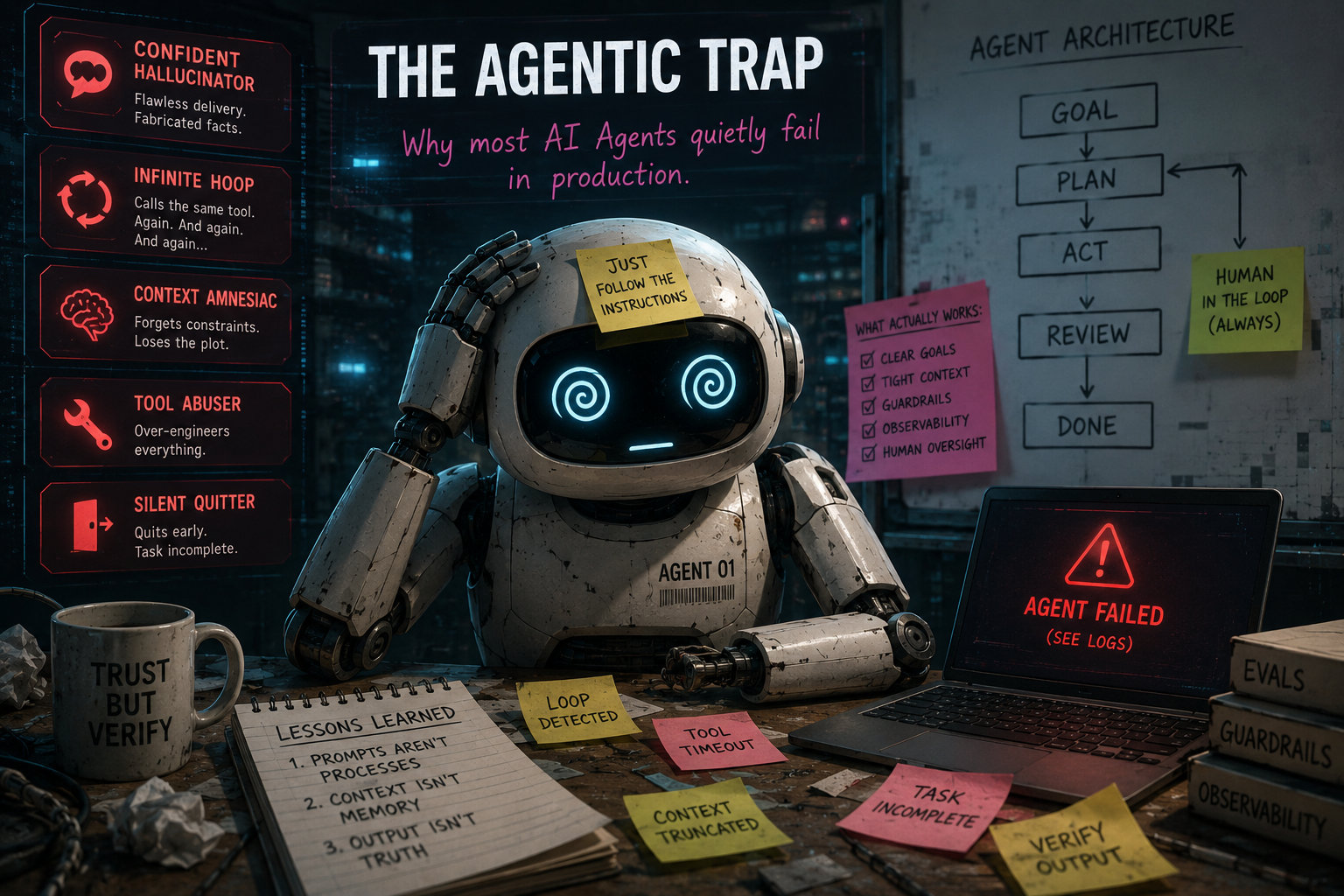 The Agentic Trap: Why Most AI Agents Quietly Fail in Production (And What Actually Works)