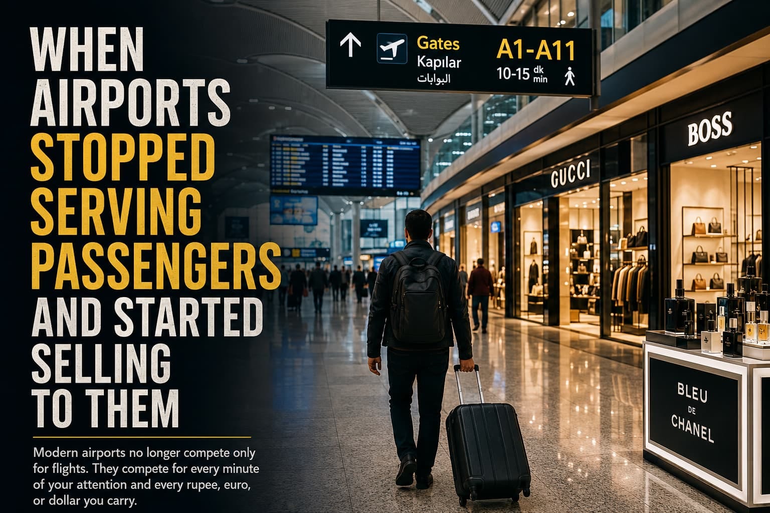 When Airports Stopped Serving Passengers and Started Selling to Them