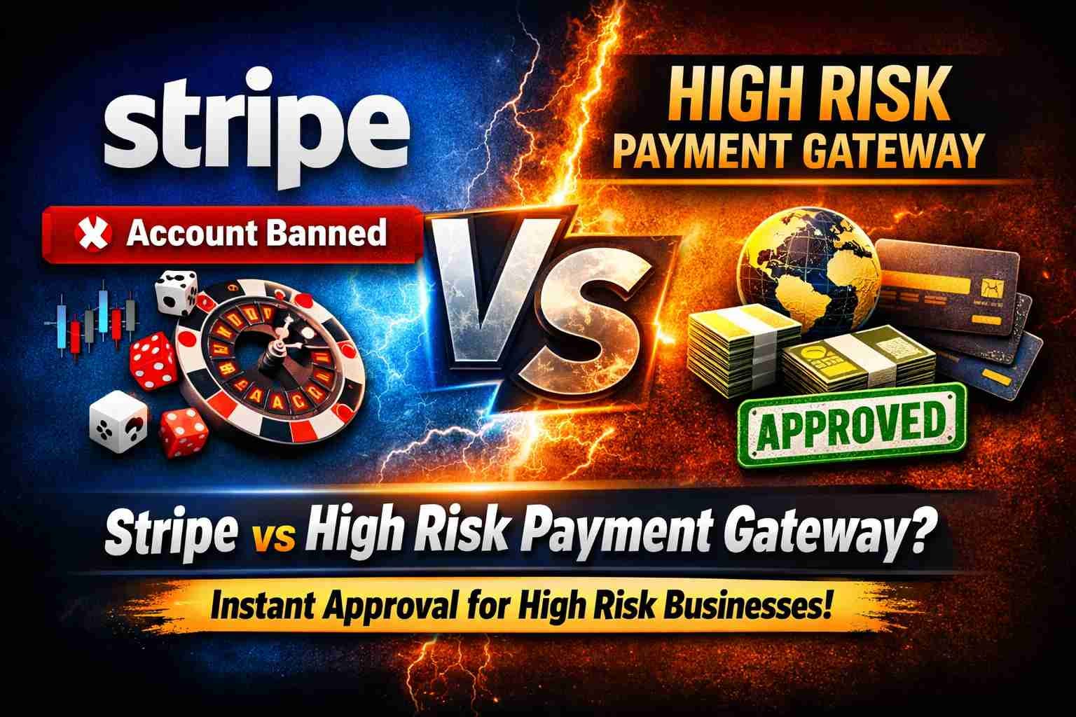 Stripe vs High Risk Payment Gateways: The Truth Most Businesses Learn Too Late