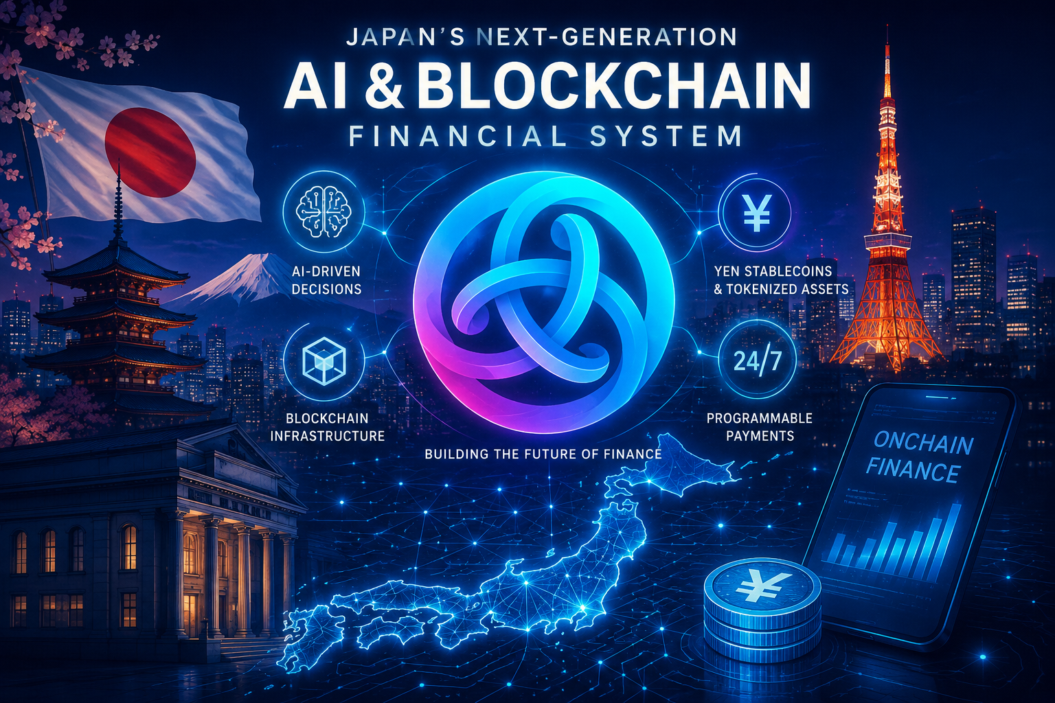 Japan Moves Toward a National AI & Blockchain Financial System
Japan is once again positioning…