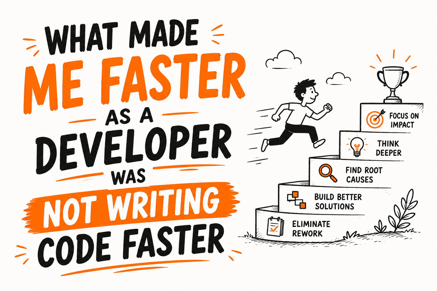 What Made Me Faster as a Developer Was Not Writing Code Faster