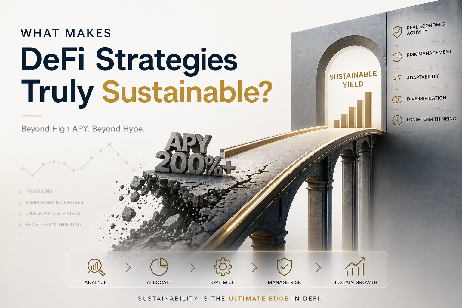 What Makes DeFi Strategies Truly Sustainable?