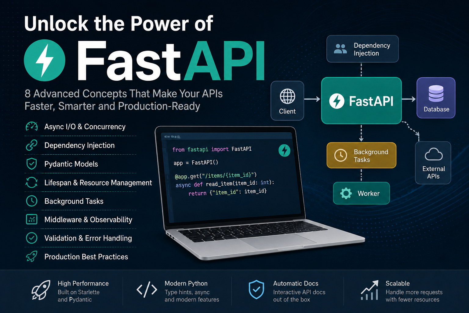 FastAPI Is Easy to Learn. These 8 Concepts Are What Actually Unlock Its Power