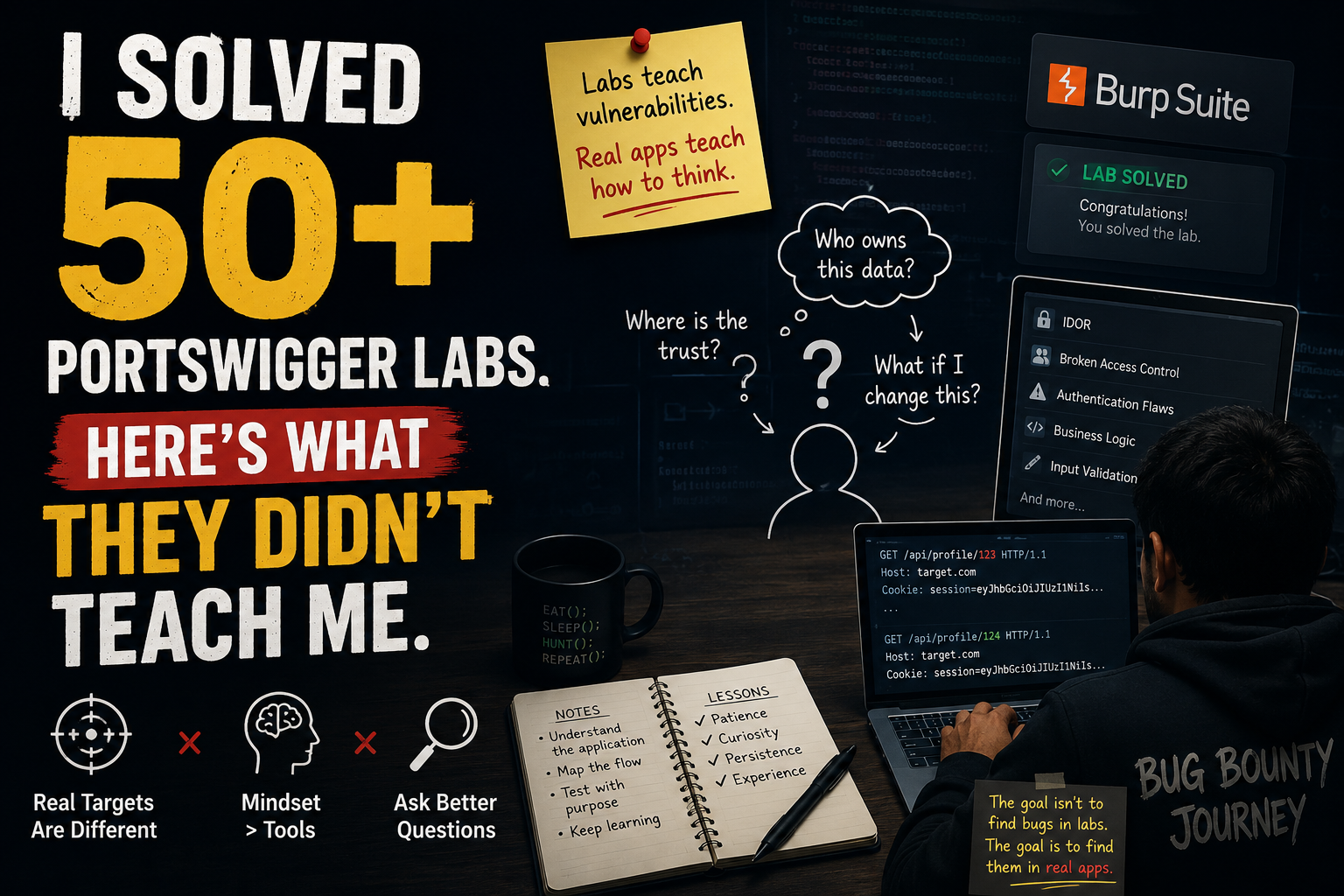 # I Solved 50+ PortSwigger Labs. Here’s What They Didn’t Teach Me.