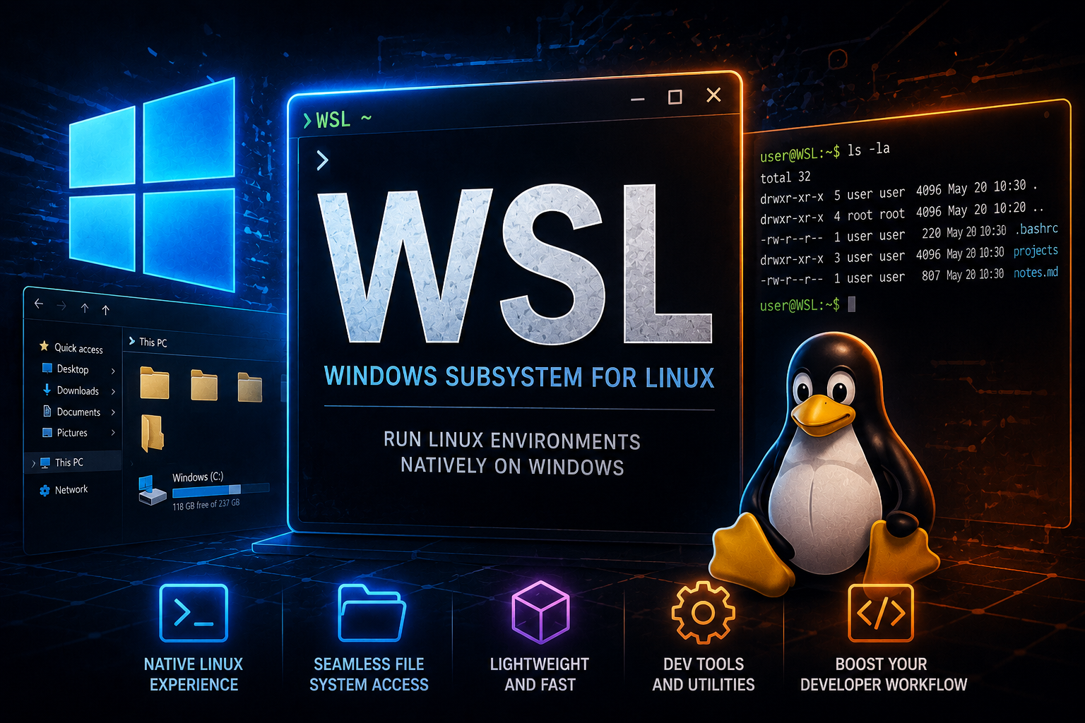 The Definitive Guide to WSL 2 for Cybersecurity and Development: Installation and Commands