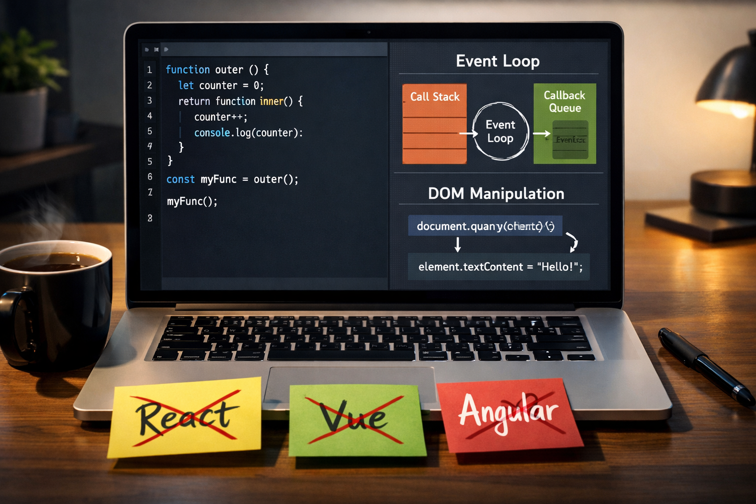 I Stopped Using Frameworks for 30 Days — And My JavaScript Skills Finally Clicked
