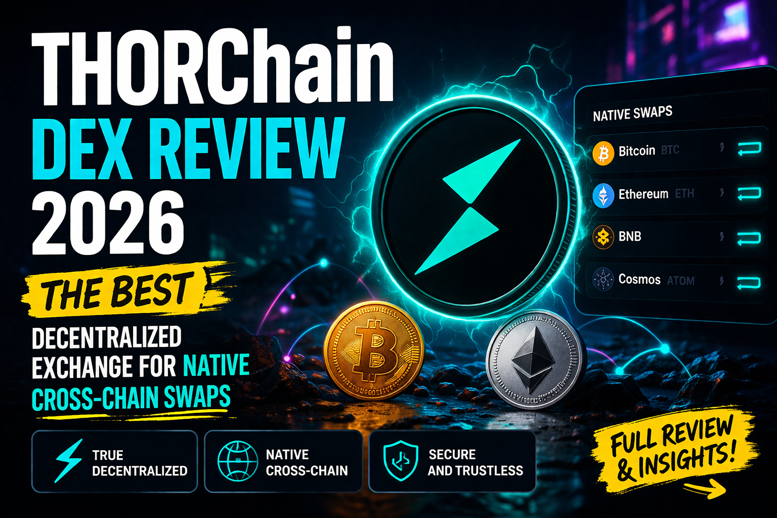 THORChain DEX Review 2026: The Best Decentralized Exchange for Native Cross-Chain Swaps