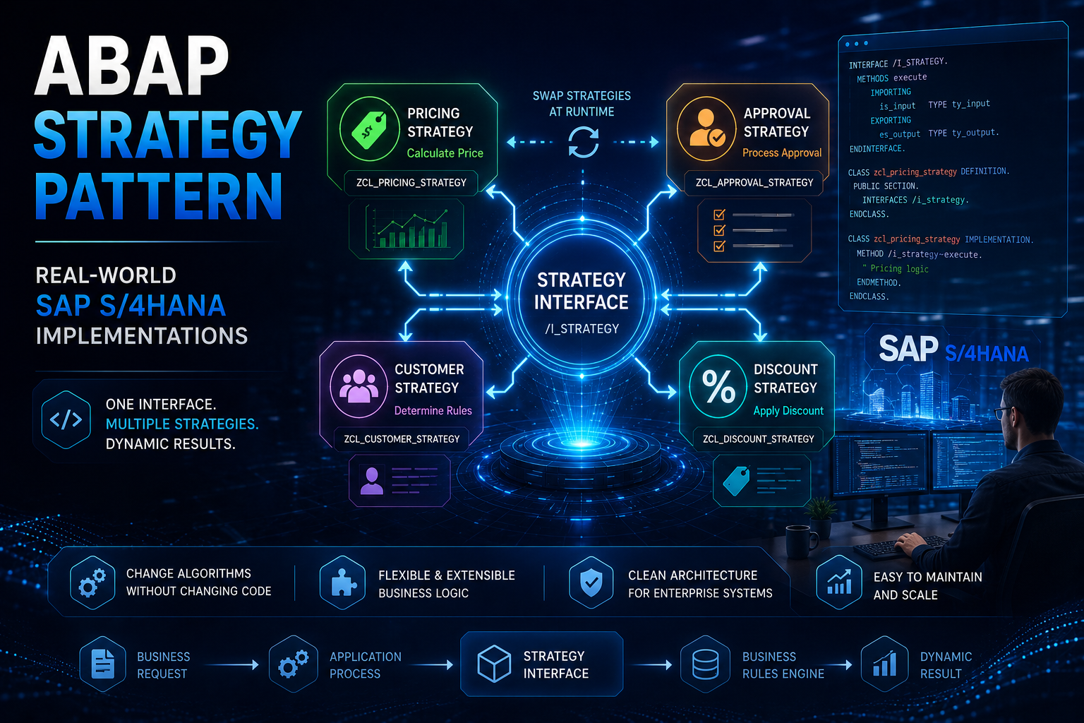 Mastering the Strategy Pattern in ABAP OOP: A Real-World Architecture Guide