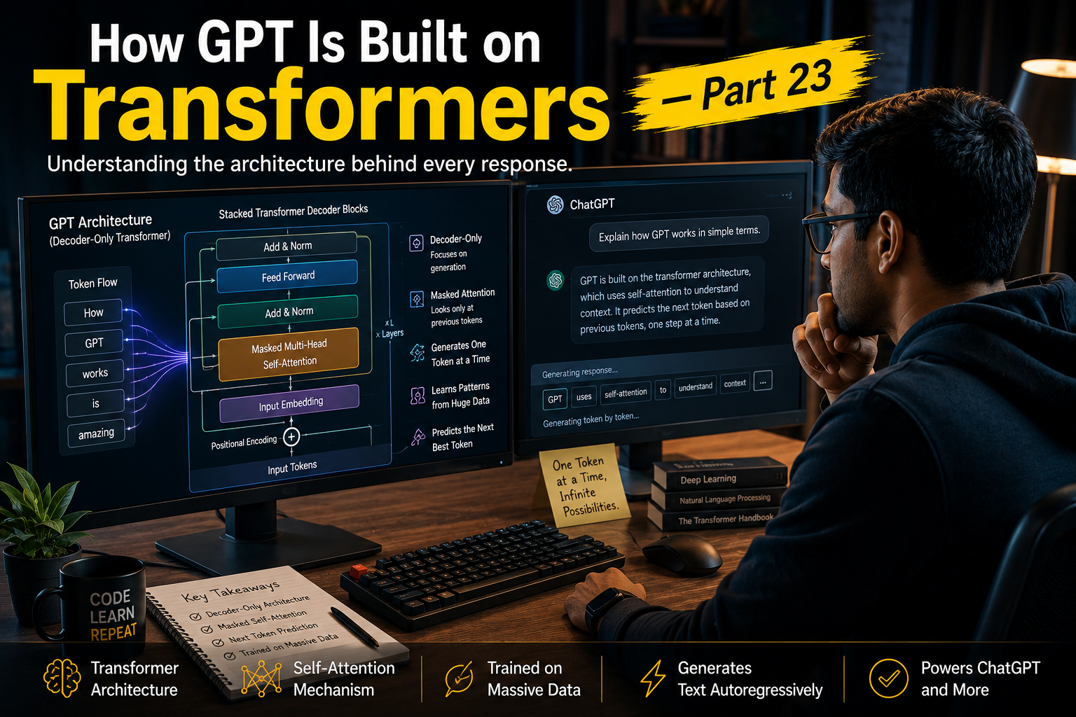 How GPT Is Built on Transformers: The Architecture Behind ChatGPT — Part 23