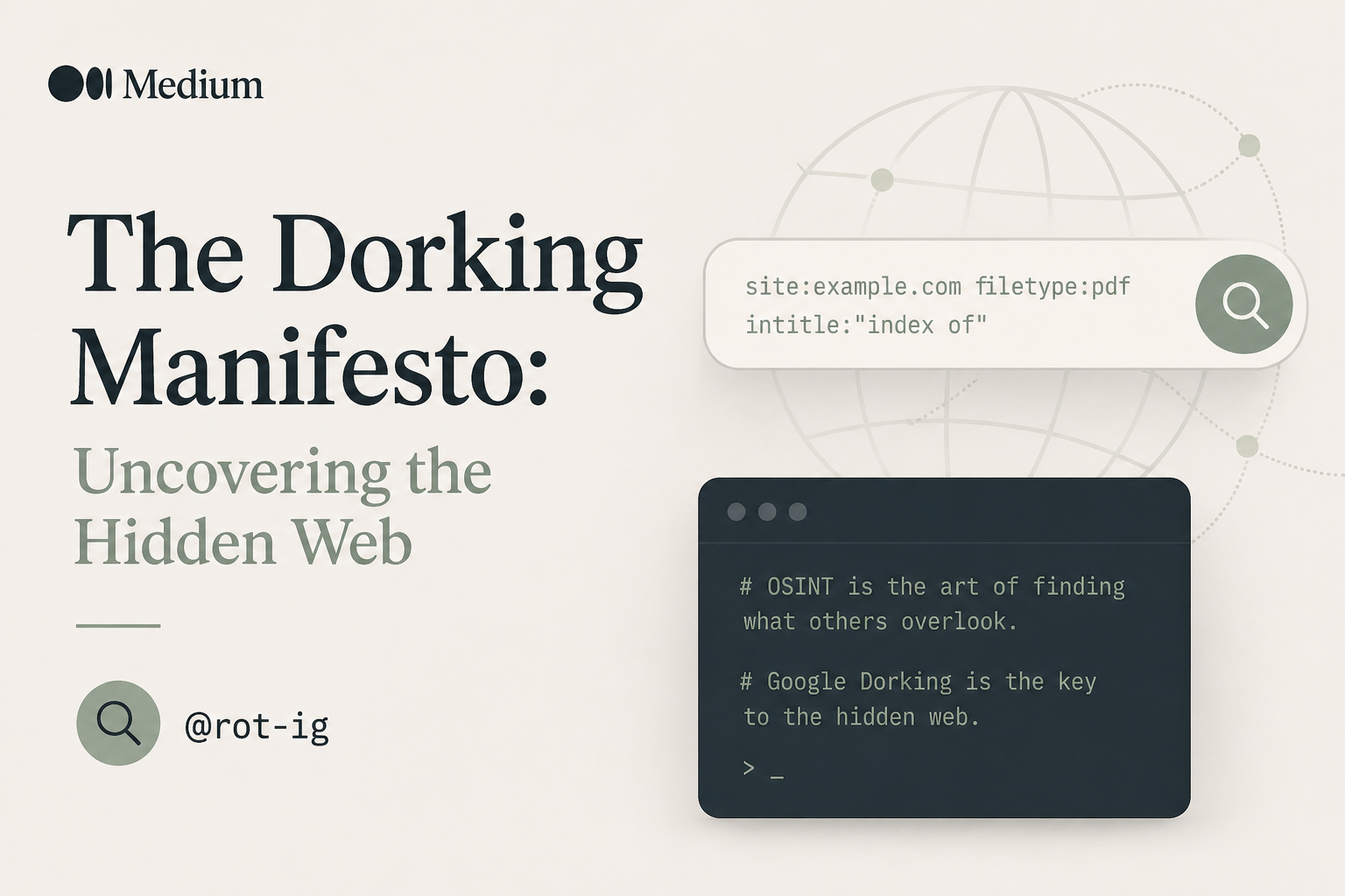 The Dorking Manifesto: Uncovering the Hidden Web