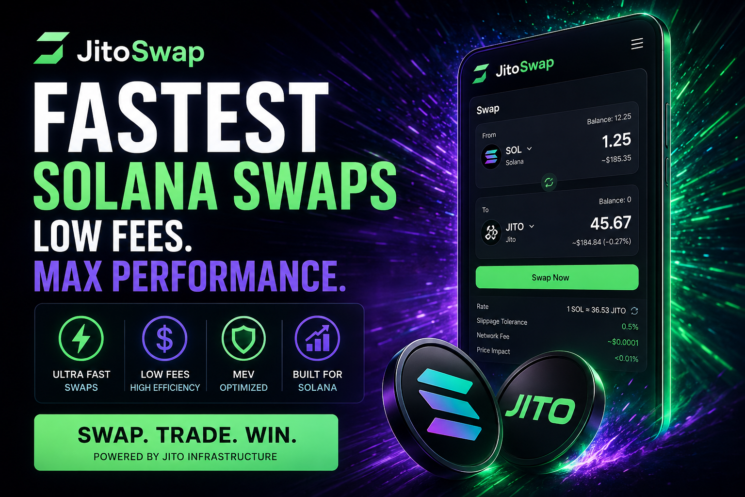 JitoSwap — The Best Solana Swap Platform for Fast, Low-Fee Crypto Trading