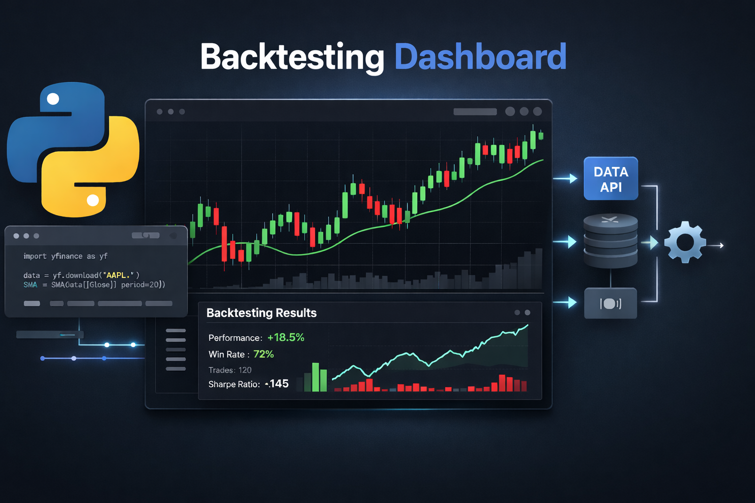 How to Build a Professional Backtesting Dashboard in Python Using a Financial Data API