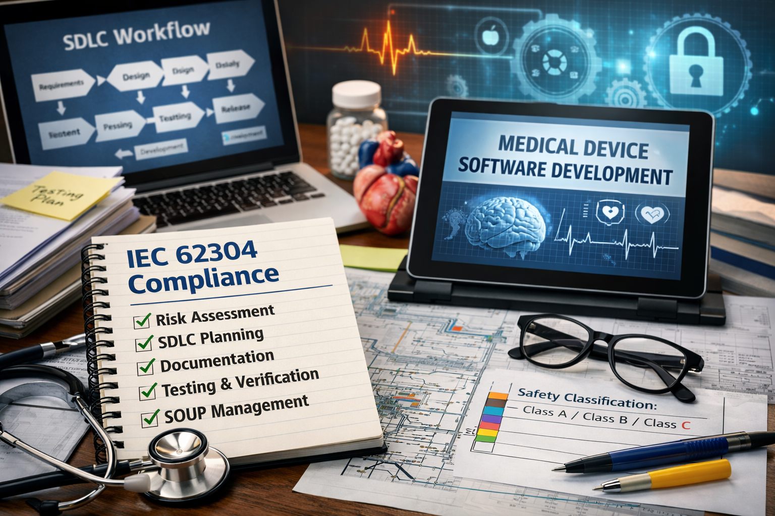 How to Comply With IEC 62304: A Practical Roadmap for Medical Device Software Teams