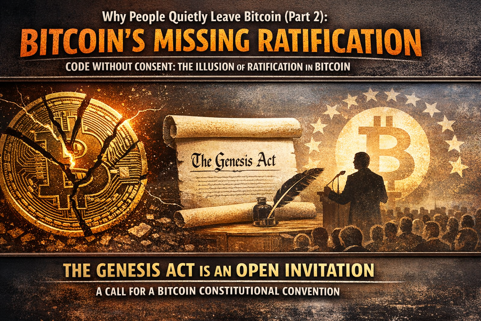 Why People Quietly Leave Bitcoin (Part 2): Bitcoin’s Missing Ratification