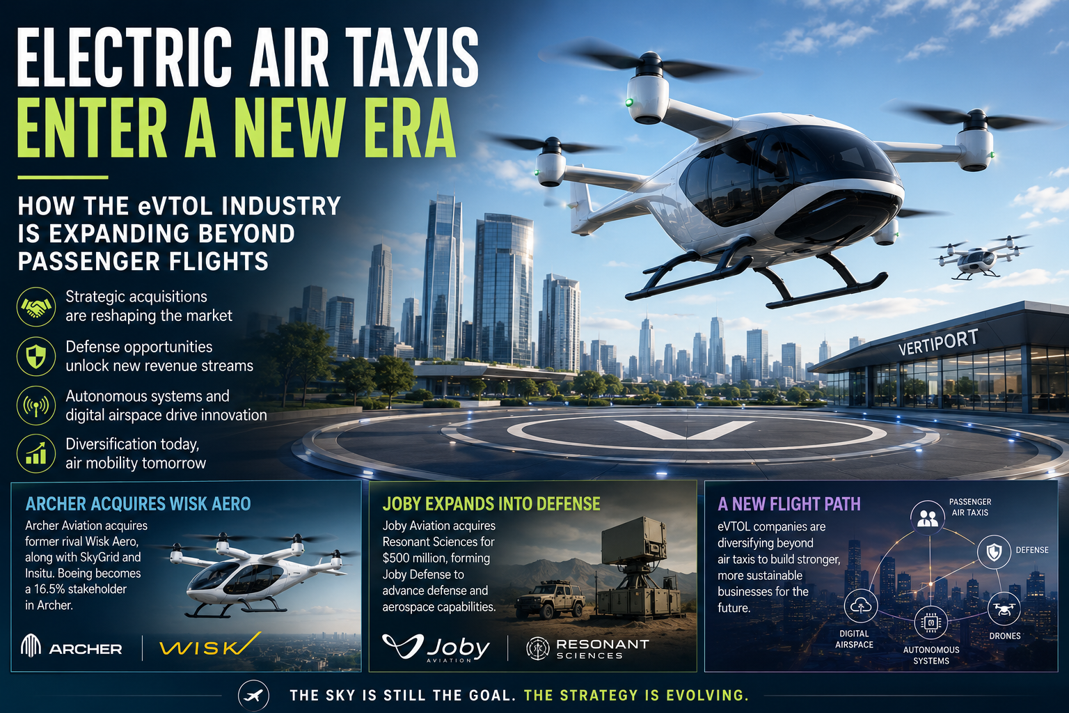 Electric Air Taxis Enter a New Era: How the eVTOL Industry Is Expandin