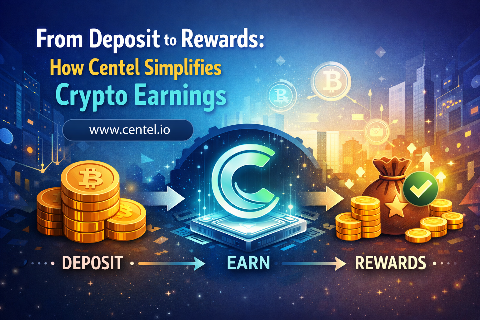 From Deposit to Rewards: How Centel Simplifies Crypto Earnings