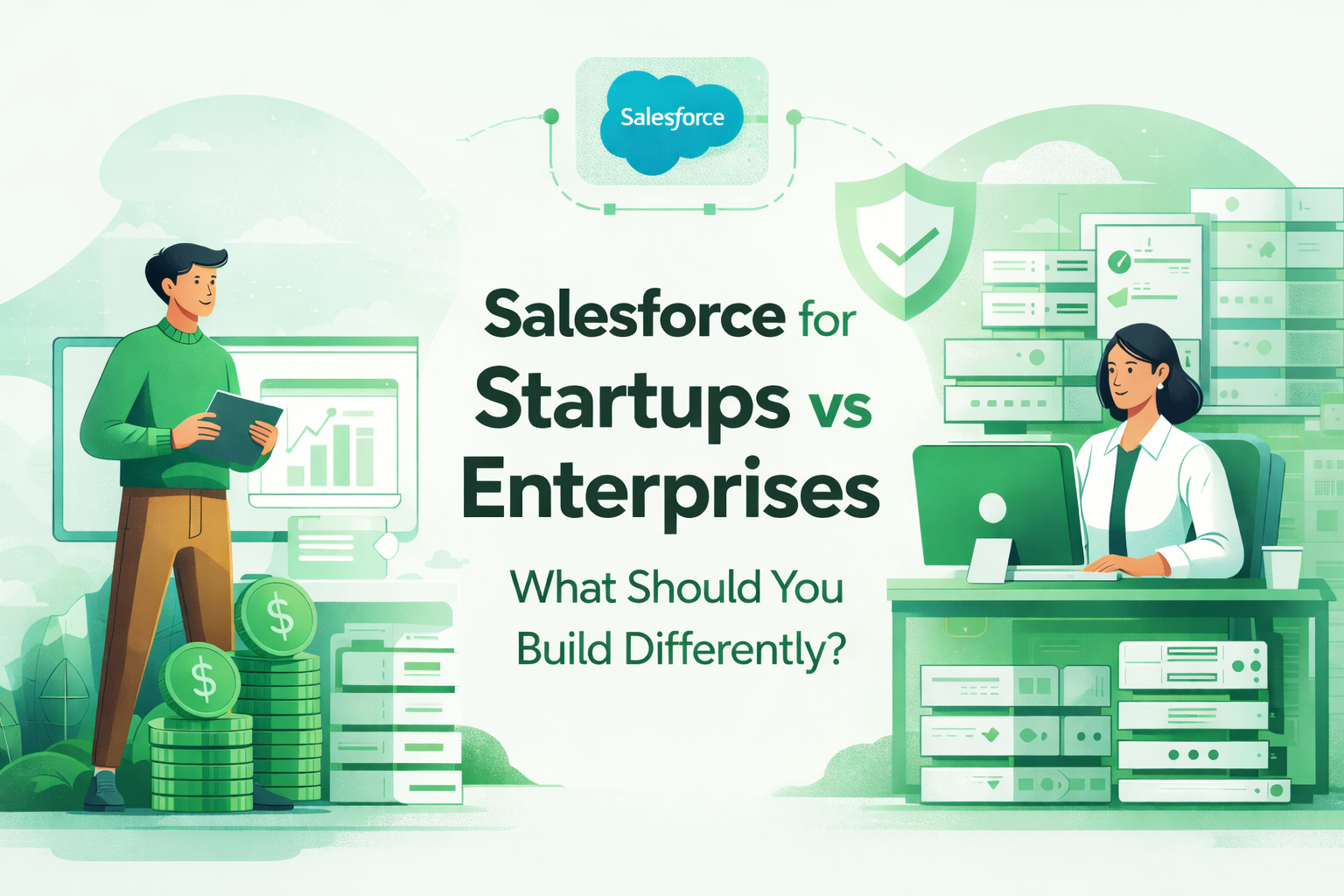Salesforce for Startups vs. Enterprises: What Should You Build Differently?