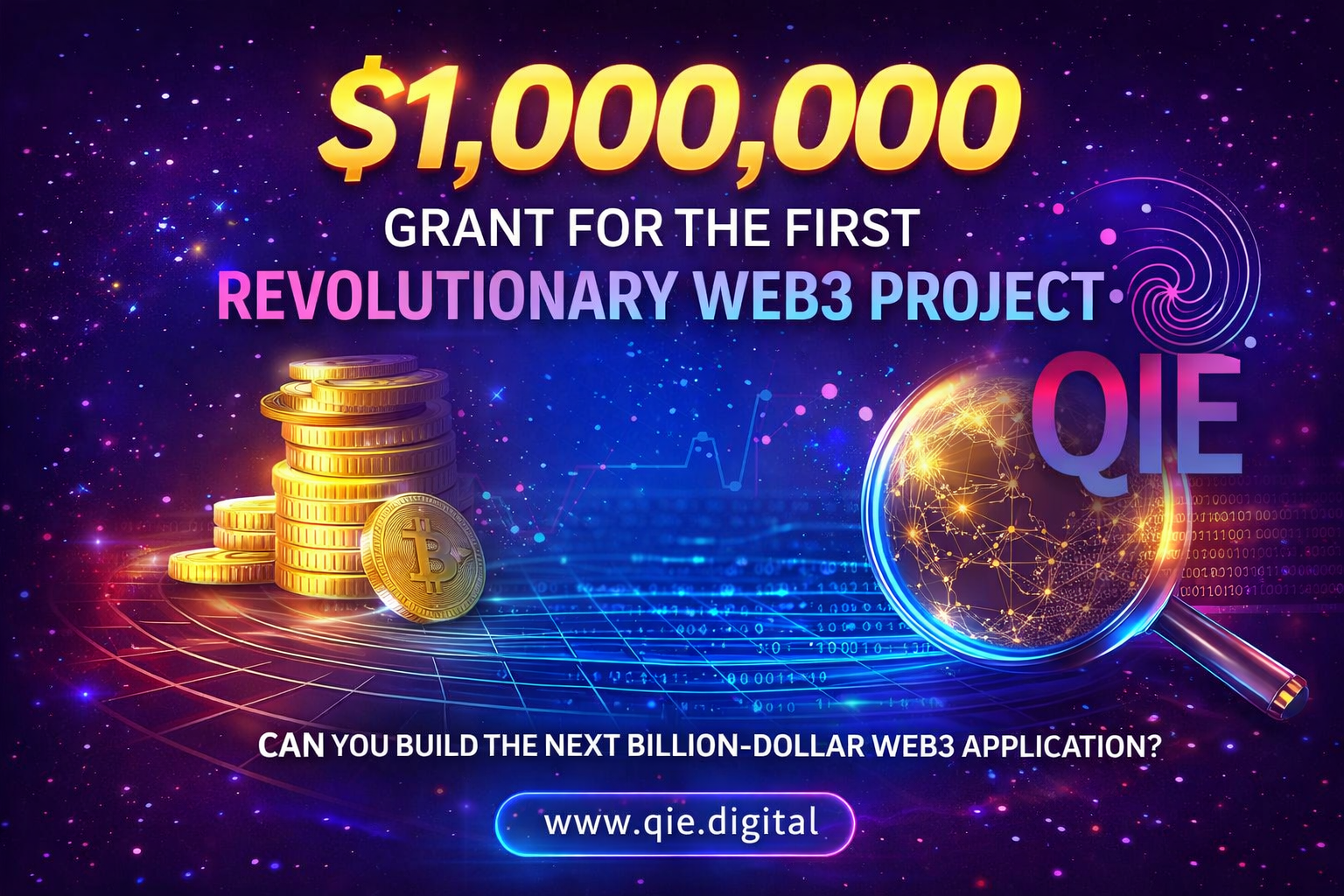 $1,000,000 for One Idea: QIE’s Global Grant for the First Truly Scalable Web3 Application