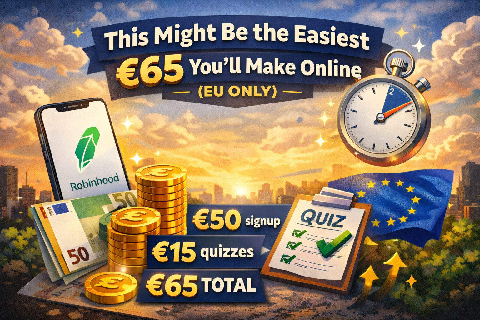  This Might Be the Easiest €65 You’ll Make Online (EU Only)