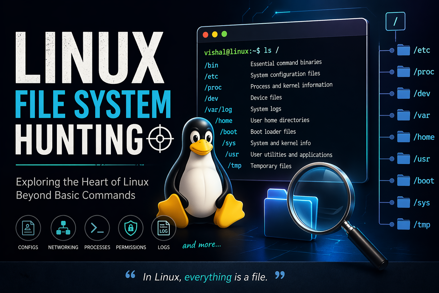 ️ Linux File System Hunting: What I Discovered Beyond Commands