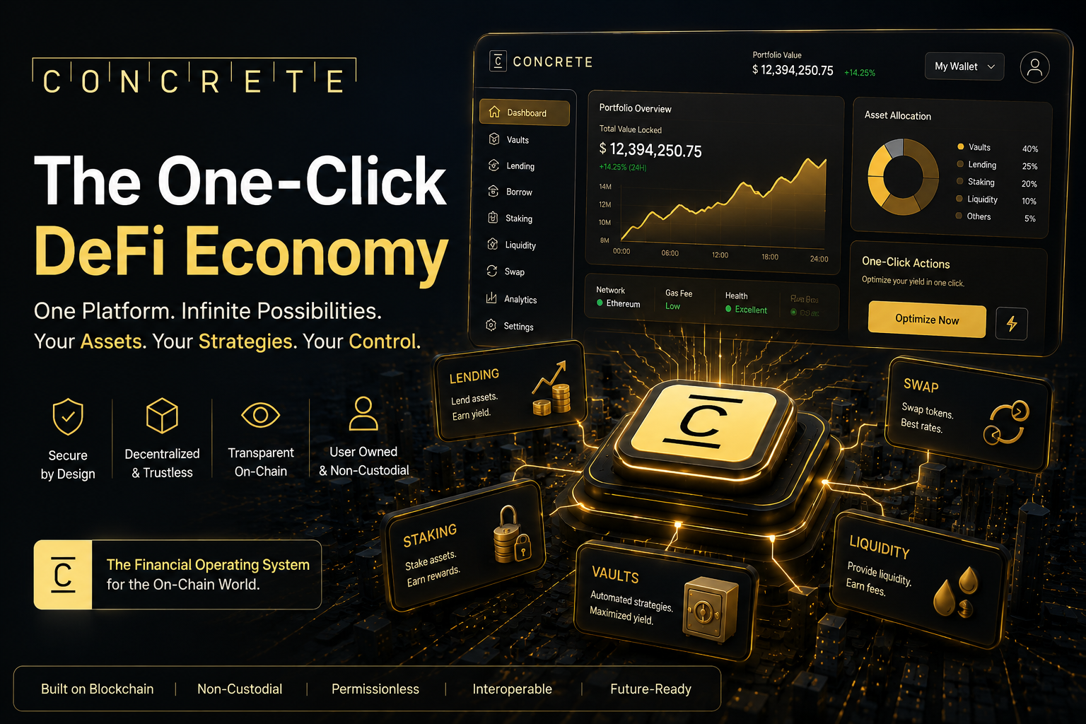 The One-Click DeFi Economy