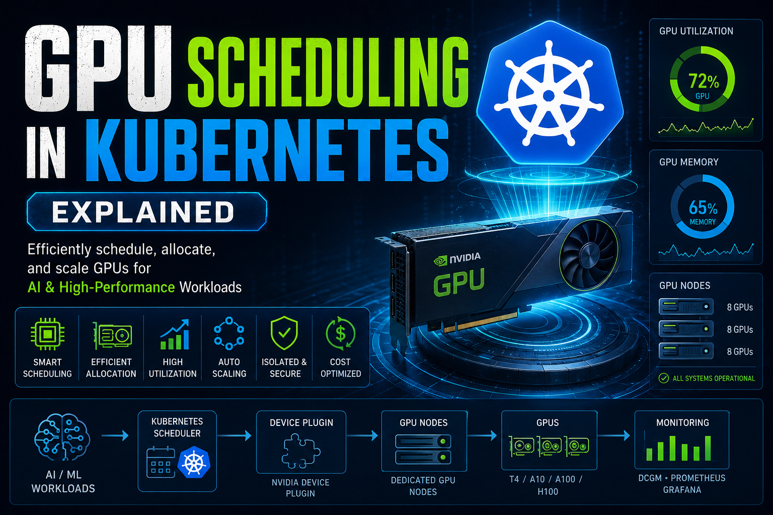 GPU Scheduling in Kubernetes Explained: What Actually Works for AI and High-Performance Workloads