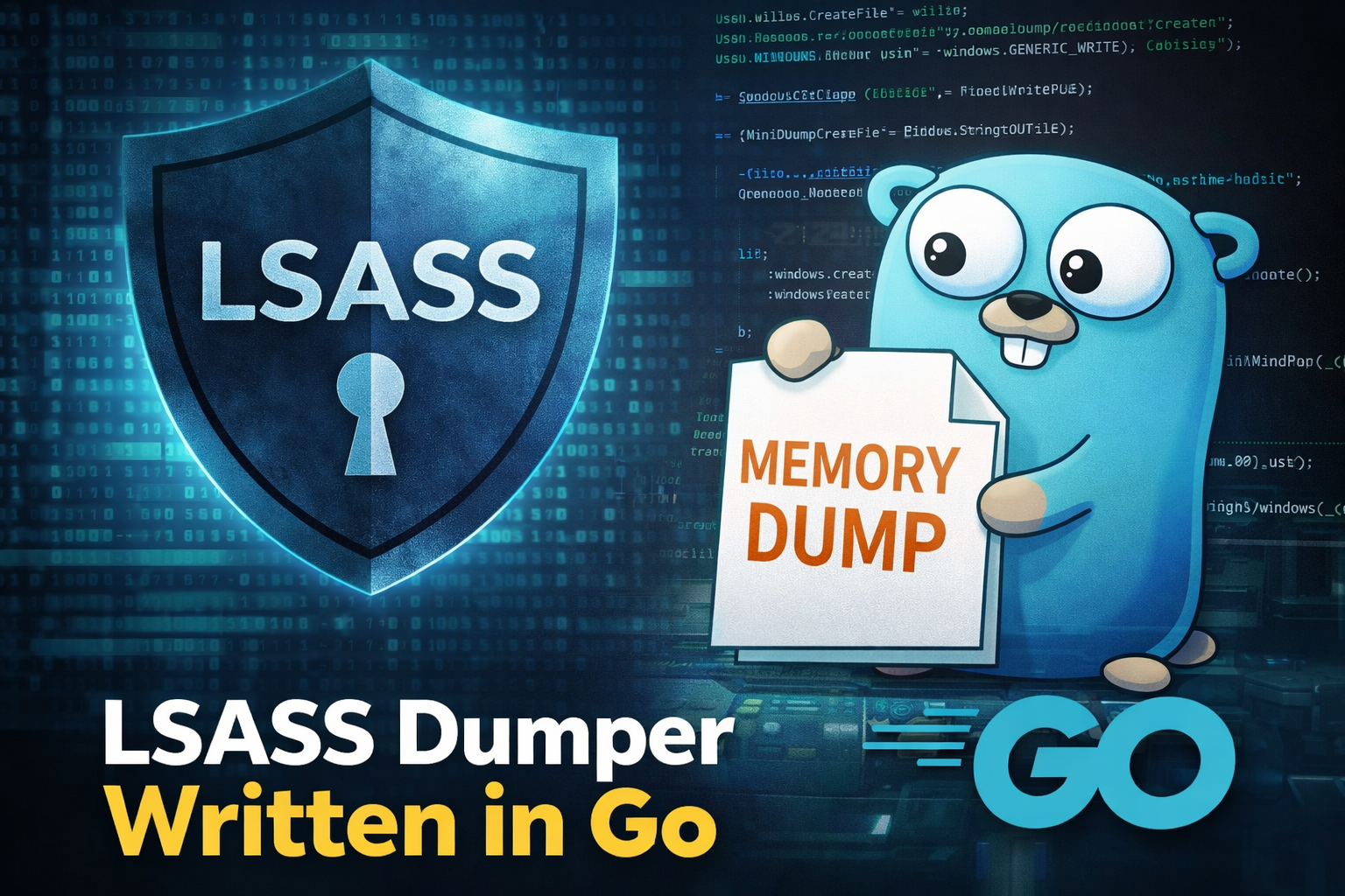 Malware Development — 5 (Go lsass dumper)