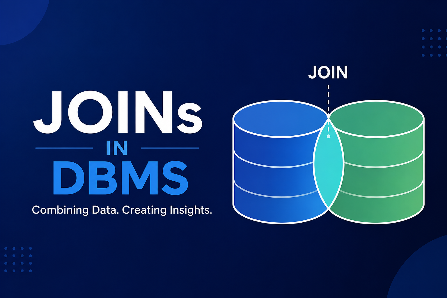 JOINs In DBMS