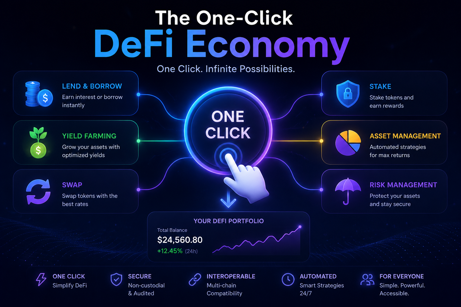 The One-Click DeFi Economy