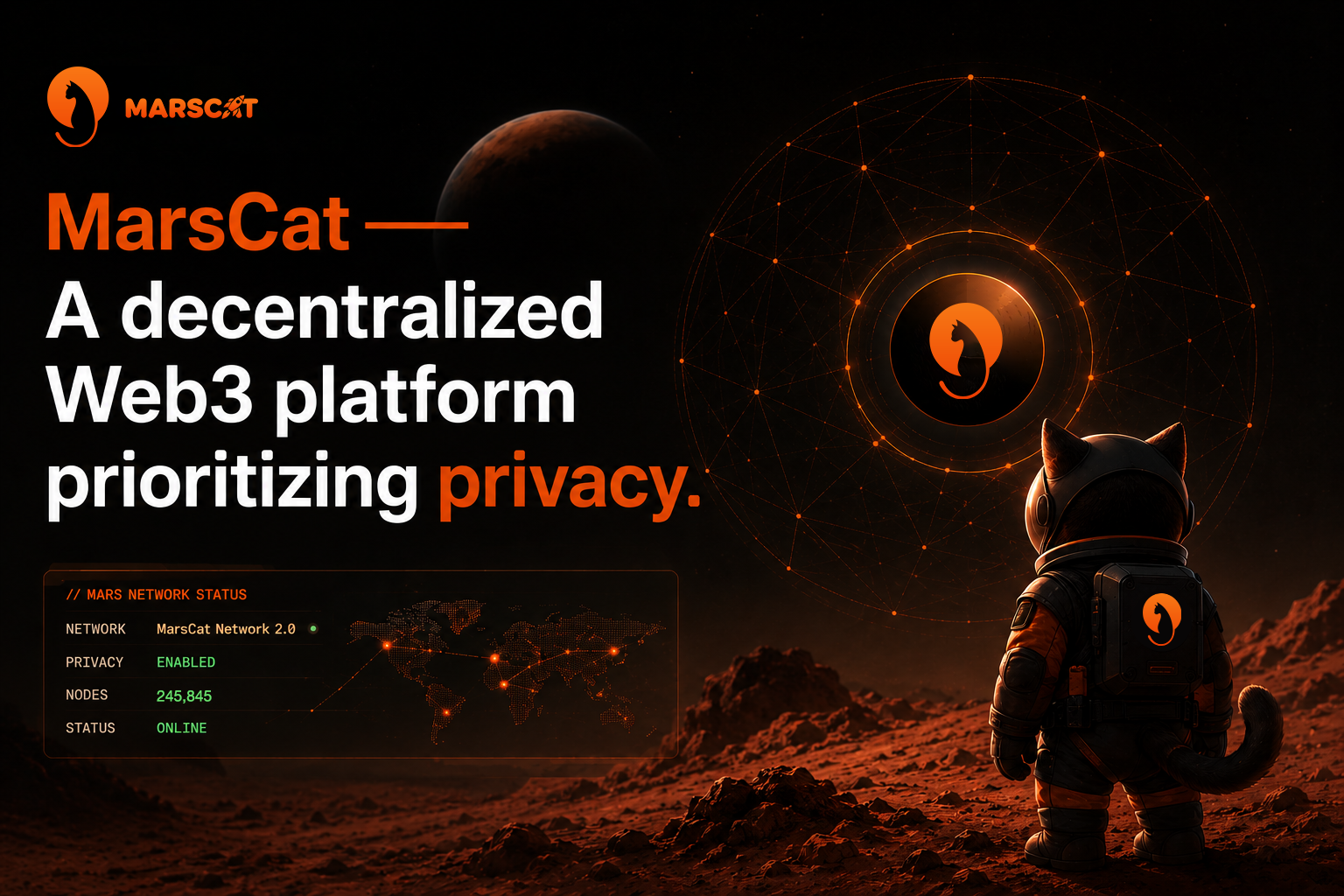 MarsCat: Building a Truly Decentralized Communication and Connectivity Network for Web3