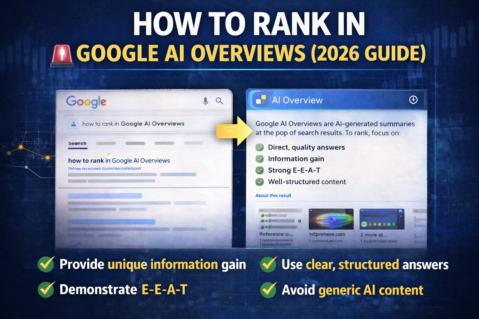 How to Rank in Google AI Overviews (2026 Guide)