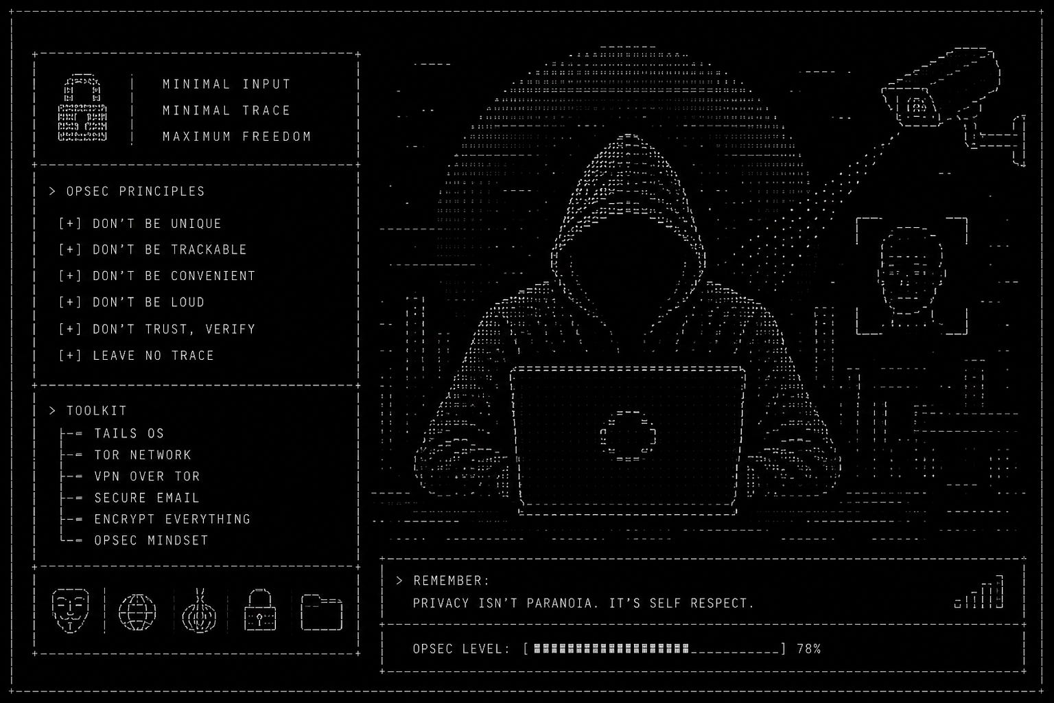 Surveillance Capitalism is Boring: A Minimalist’s Guide to Dark-Web OpSec