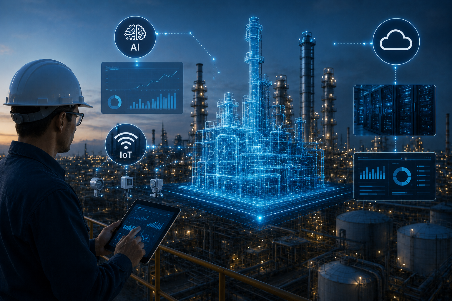 Key Technologies Behind Digital Twin: AI, IoT, and Cloud Explained